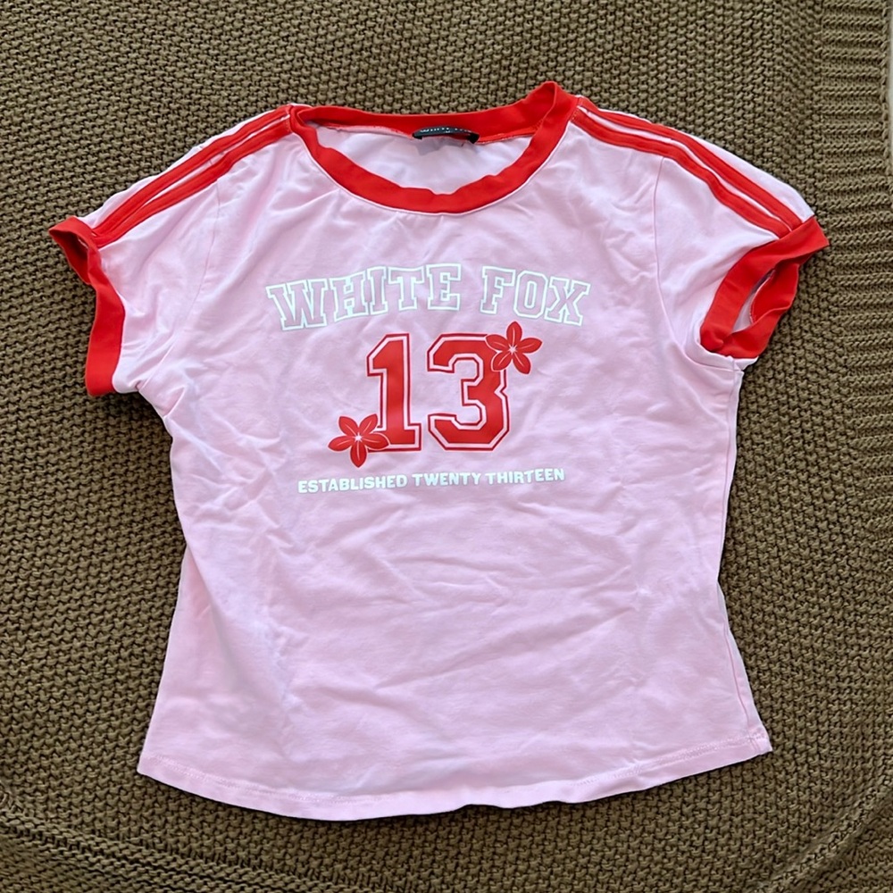 White Fox Baby Tee